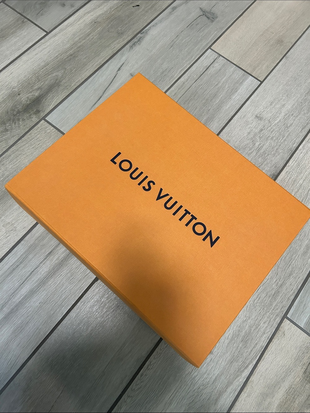 Louis Vuitton shoe Box with shoe dust bag